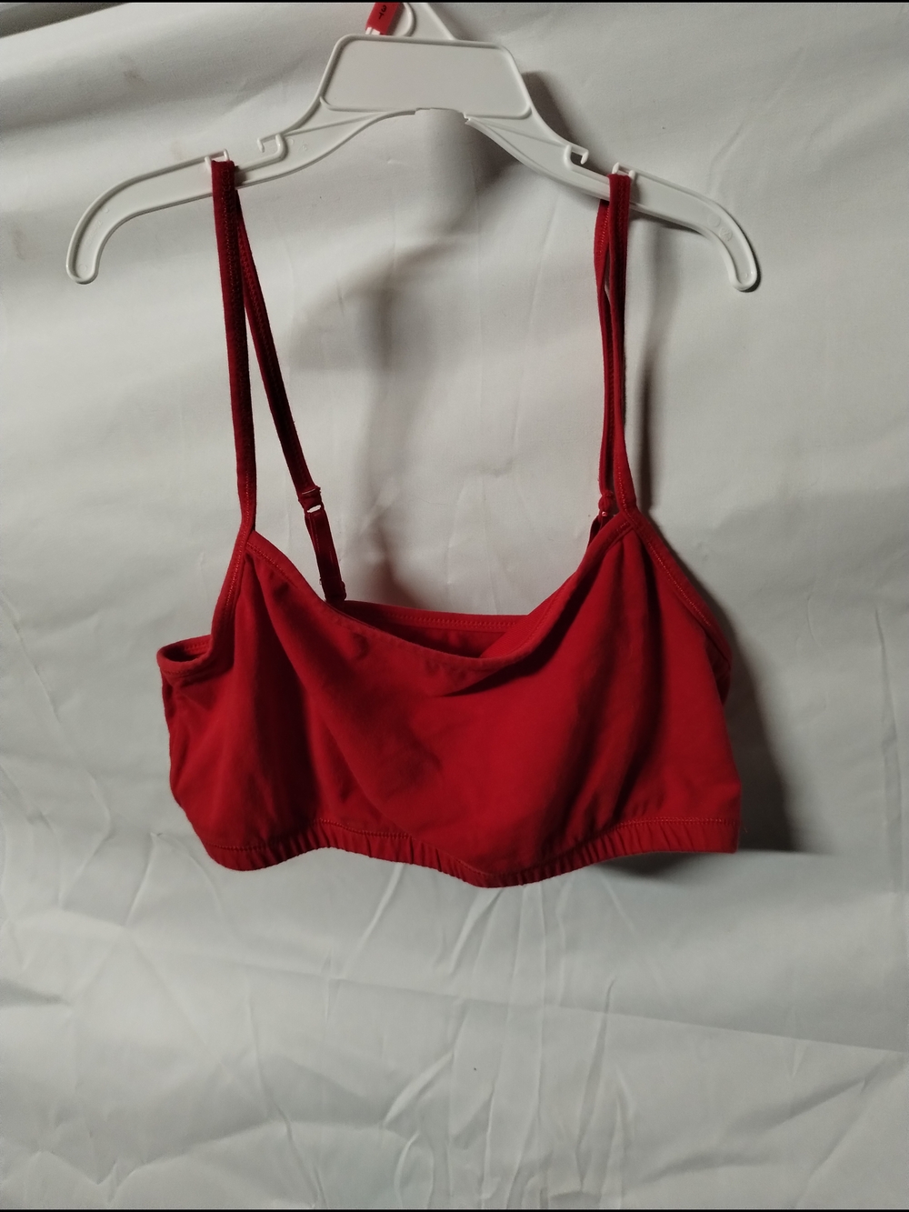 Bally Red Wireless Bralette with Adjustable Straps
